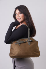 Maya Bag - Suede Khaki