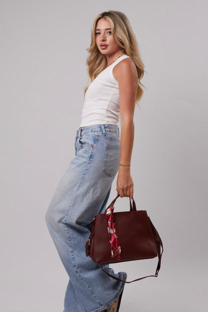 Minerva Bag - Burgundy