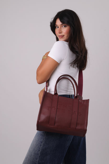 The Tote Bag - Burgundy