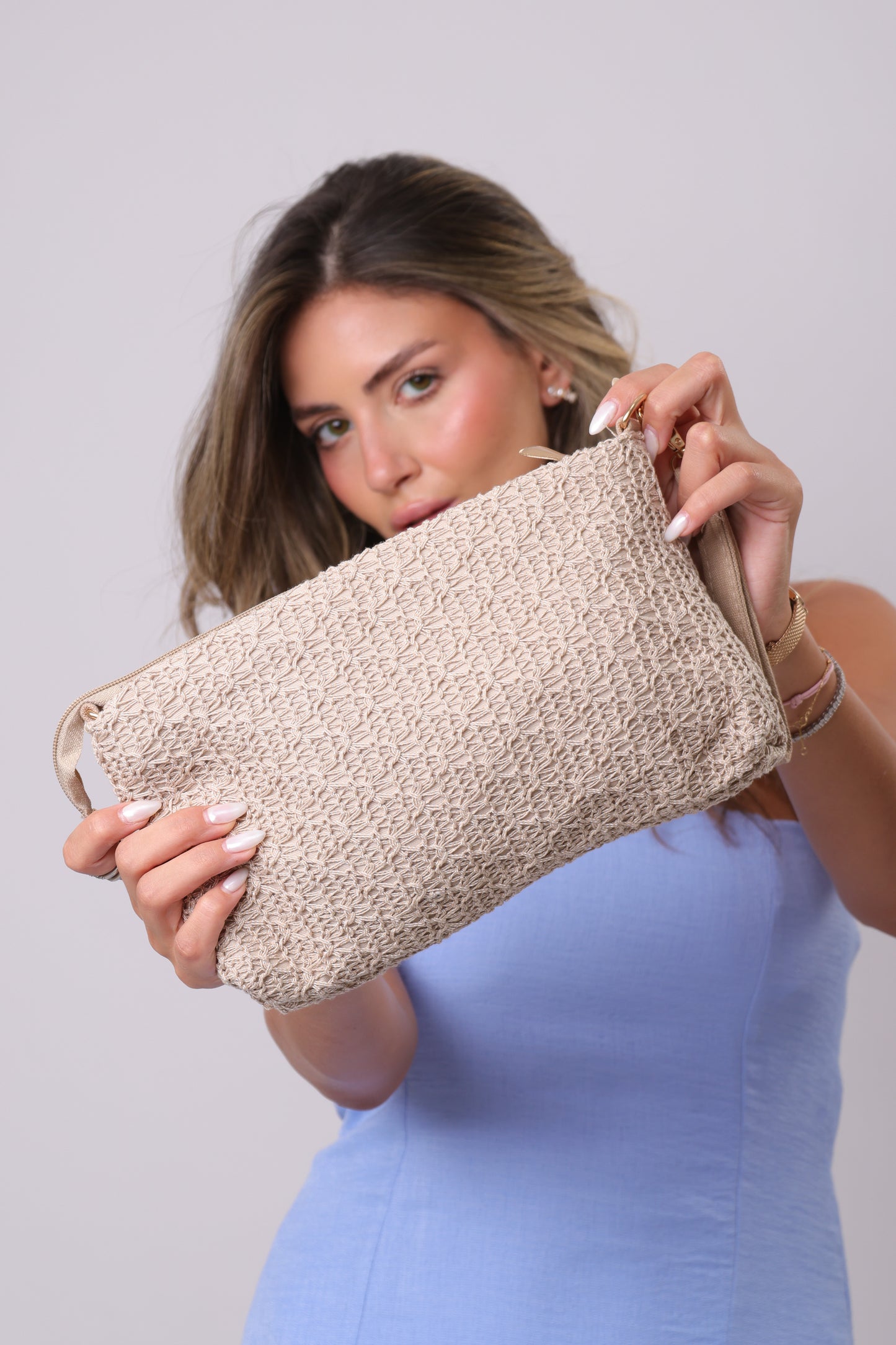 Ibiza Clutch - Beige