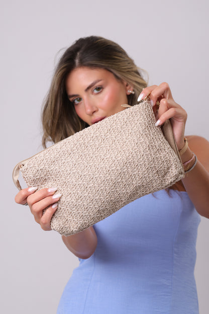 Ibiza Clutch - Beige