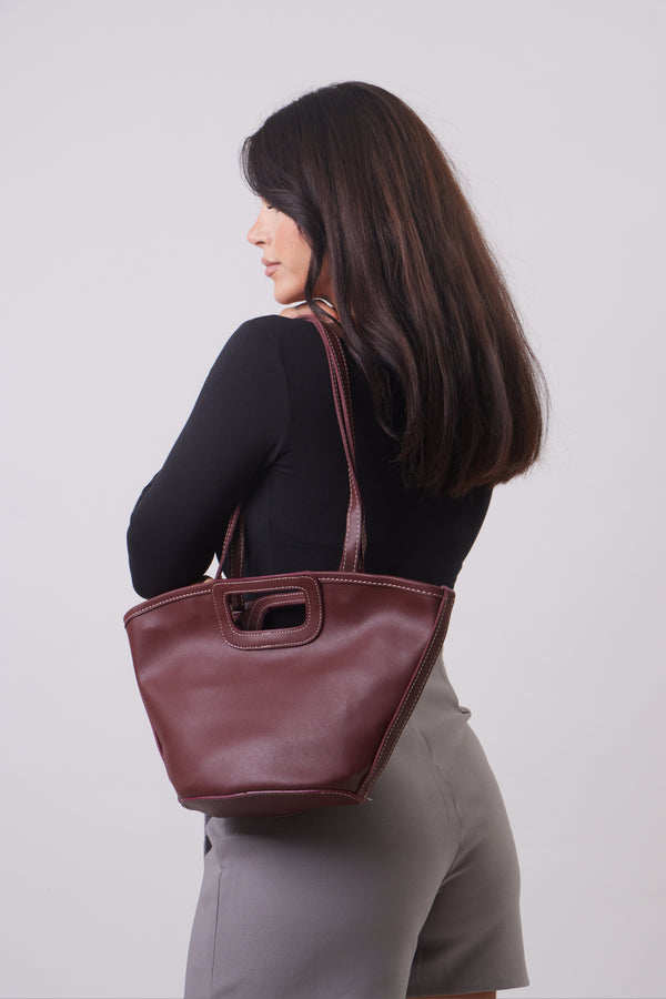 Belle Bag - Burgundy