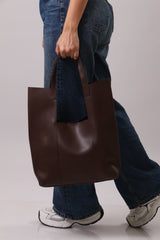 Cut-Out Bag - Brown