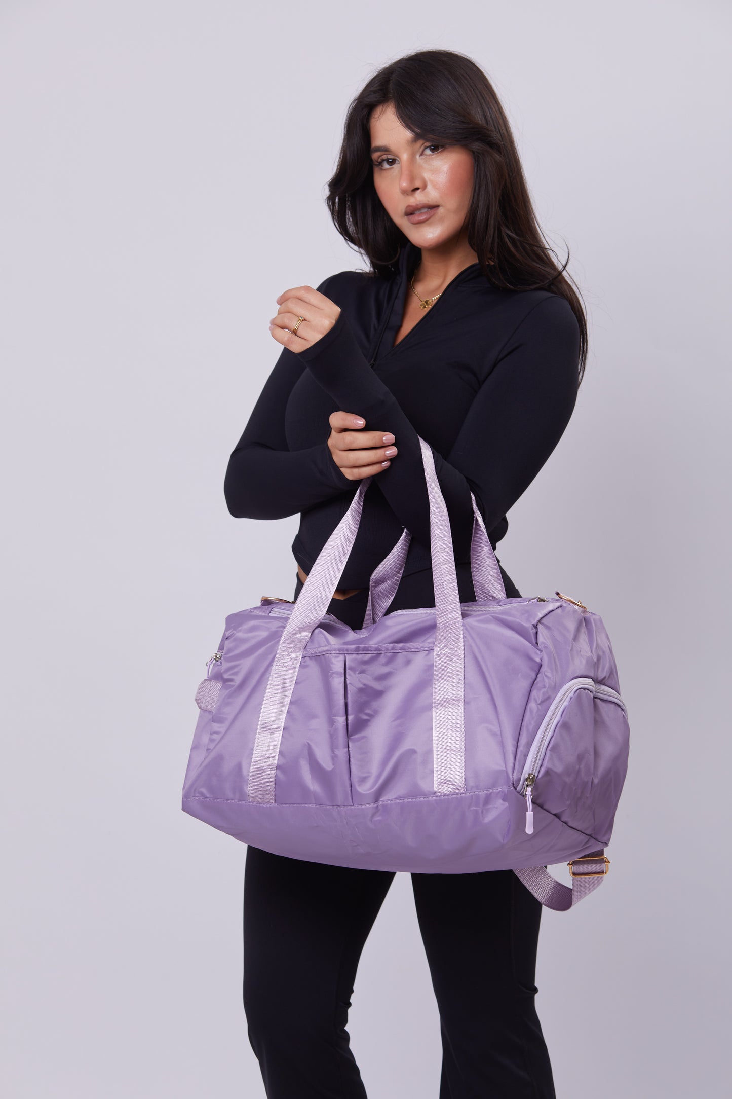 Fiona Gym Bag - Lilac
