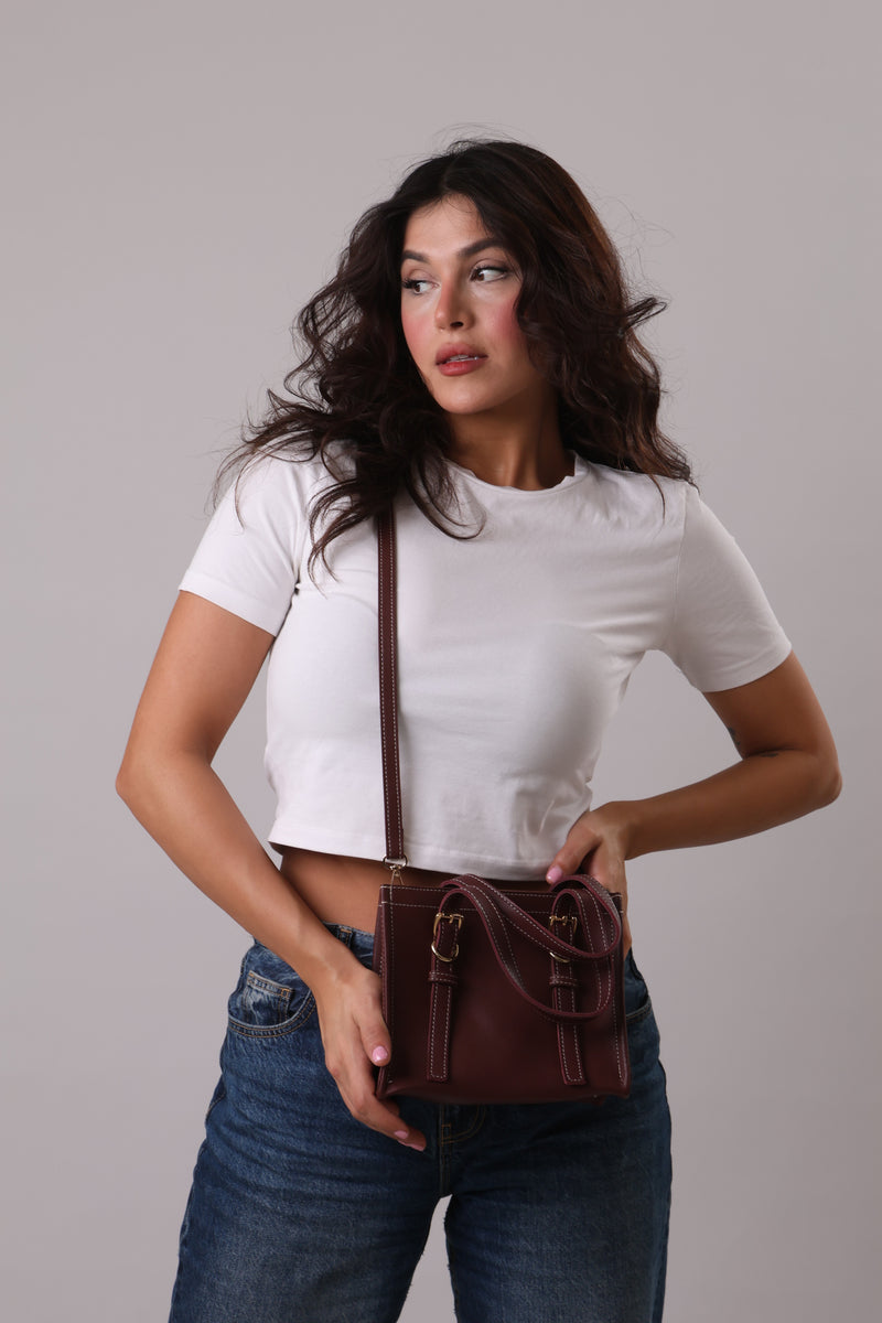 Riley Bag - Burgundy