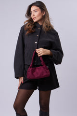 Aria Bag - Suede Burgundy