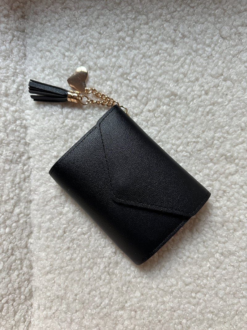 Black Heart Small Wallet