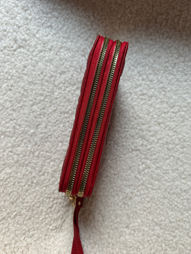 Red Long Wallet