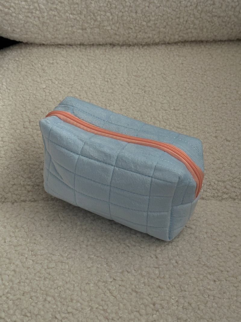 Cloudy Cosmetic Pouch - Blue