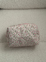 Flowers Cosmetic Pouch - Pink