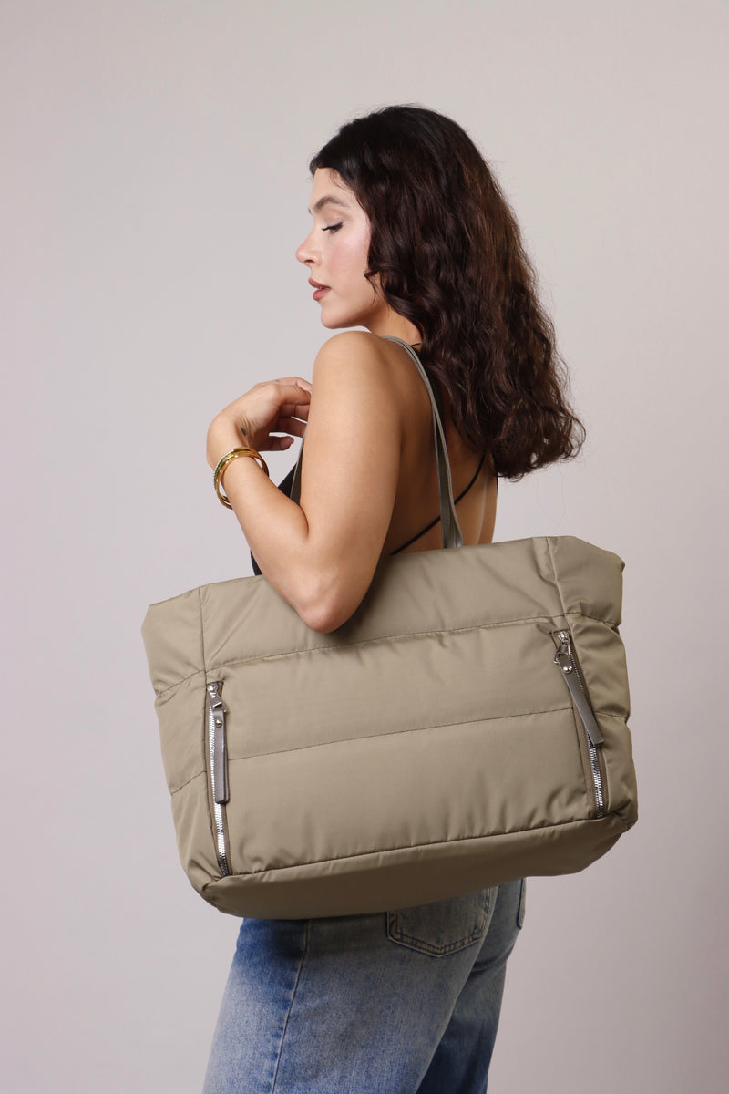 Nova Puffer Bag - Khaki