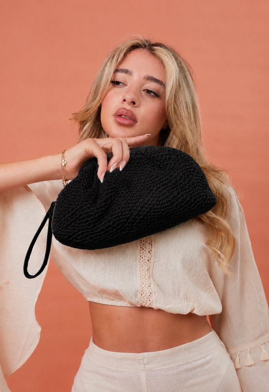 Shelly Clutch - Black