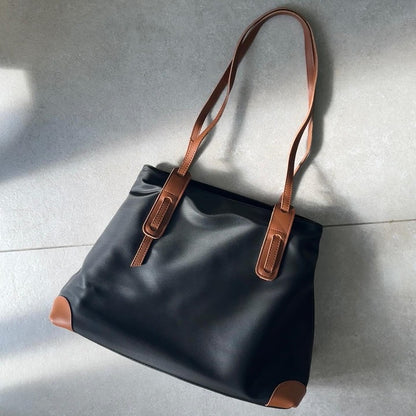 Emily Bag - Black & Camel