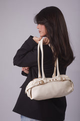 Glossy Roma Bag - Offwhite