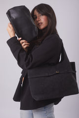 Addie Bag - Suede Black