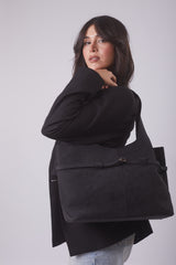 Addie Bag - Suede Black