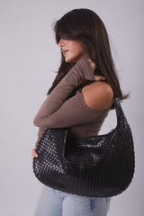 Valentina Bag - Embossed Black
