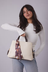 Minerva Bag - Offwhite+Brown